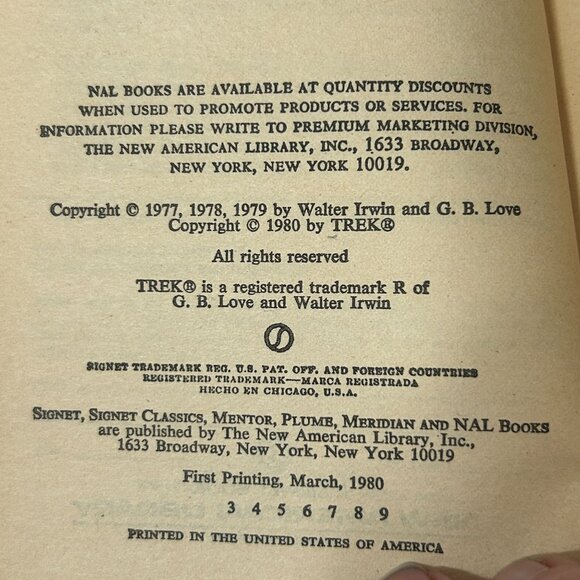 The Best Of Trek 2 From Magazine For Star Trek Fans Paperback Book 1980 Edition - Picture 4 of 4